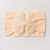 New Jacquard Baby Elastic Headband, Cute Lace Bow Children's Headscarf, Thin Baby Headband