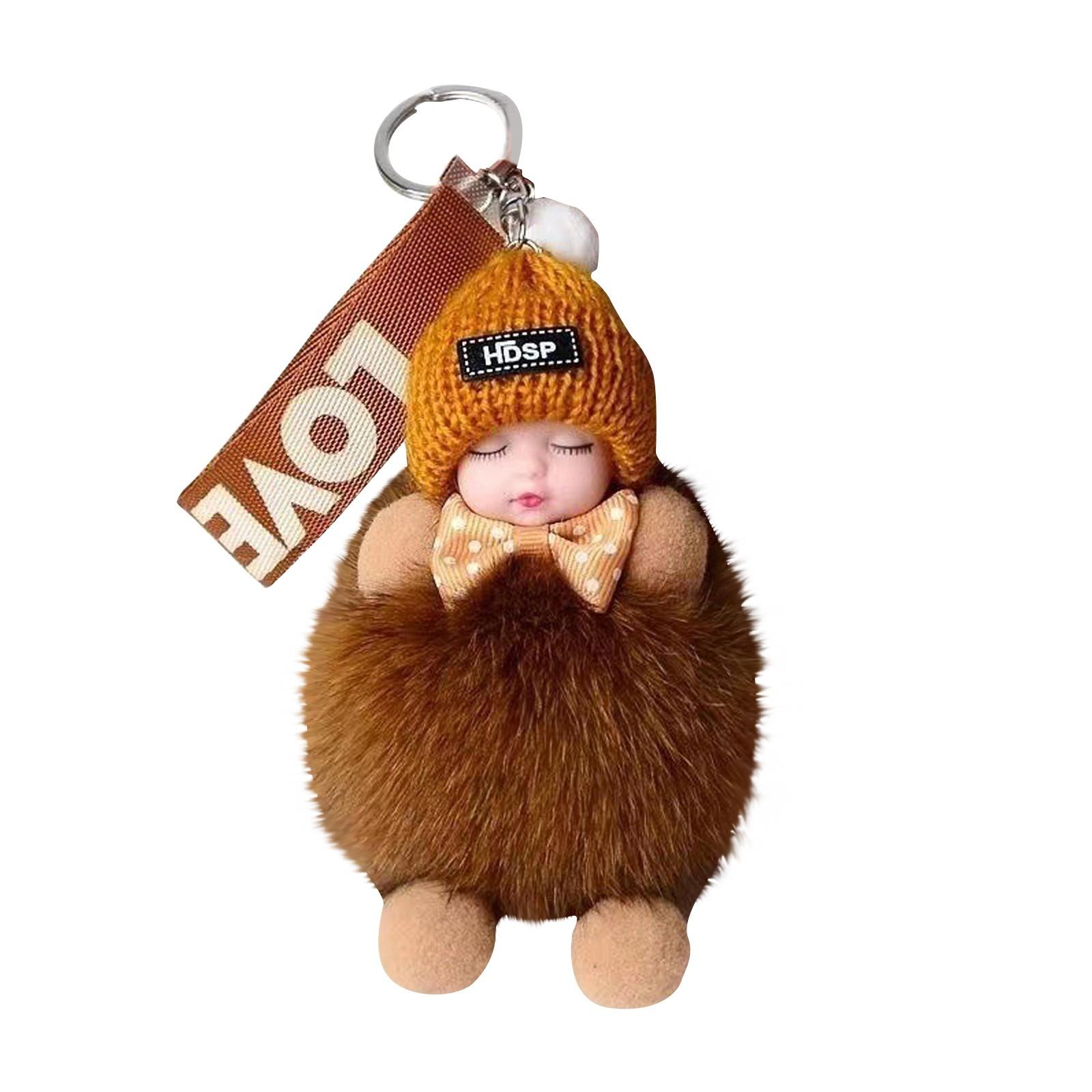 

Симпатична машинка Кулон Спляча лялька Мультфільм Плюшевий брелок Лялька Аксесуари для ляльок HDSP ЛЮБОВ One Size верблюд