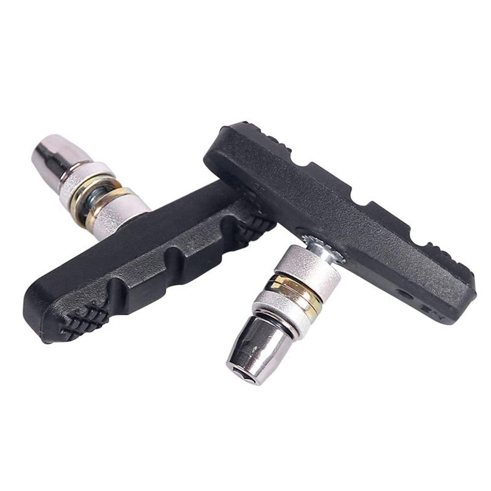 

1Pair Durable Bicycle Silent Brake Pads Cycling V Brake Holder Shoes Blocks