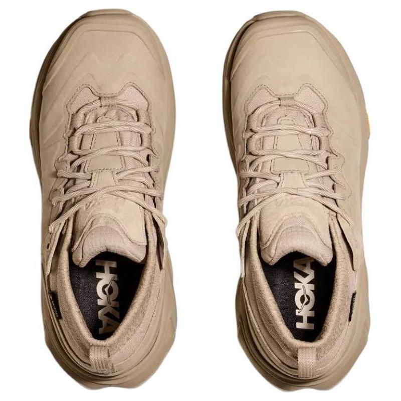HOKA One One Kaha 3 Rutschfeste Abriebfeste Niedrige Trekking-Schuhe Damen braune Sneaker 1162533-RWL