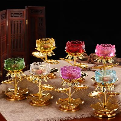 1PC Lotus Candle Holder Buddhist Altar Stability And A Graceful Aesthetic