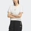 Adidas Originals Cartoon Print Round Neck Sports T-Shirt Women Tops White IK8611