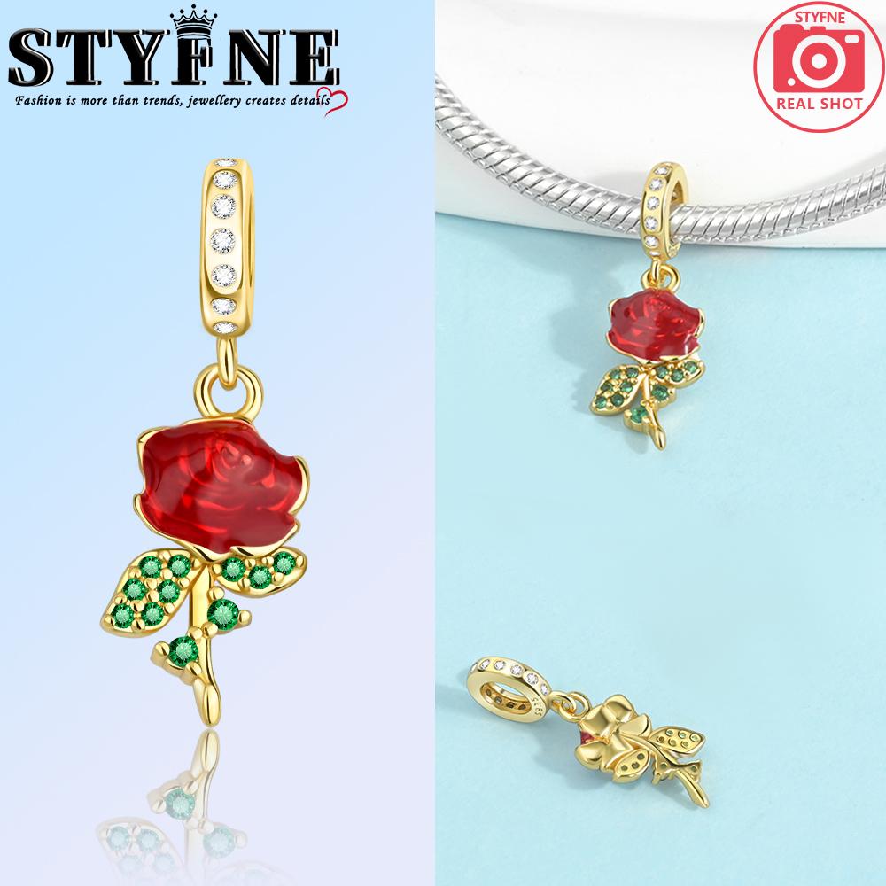 Copper Charm Merry Christmas Beads Suitable For Diy Birthday Party Gift Jewelry Bracelet Accessories