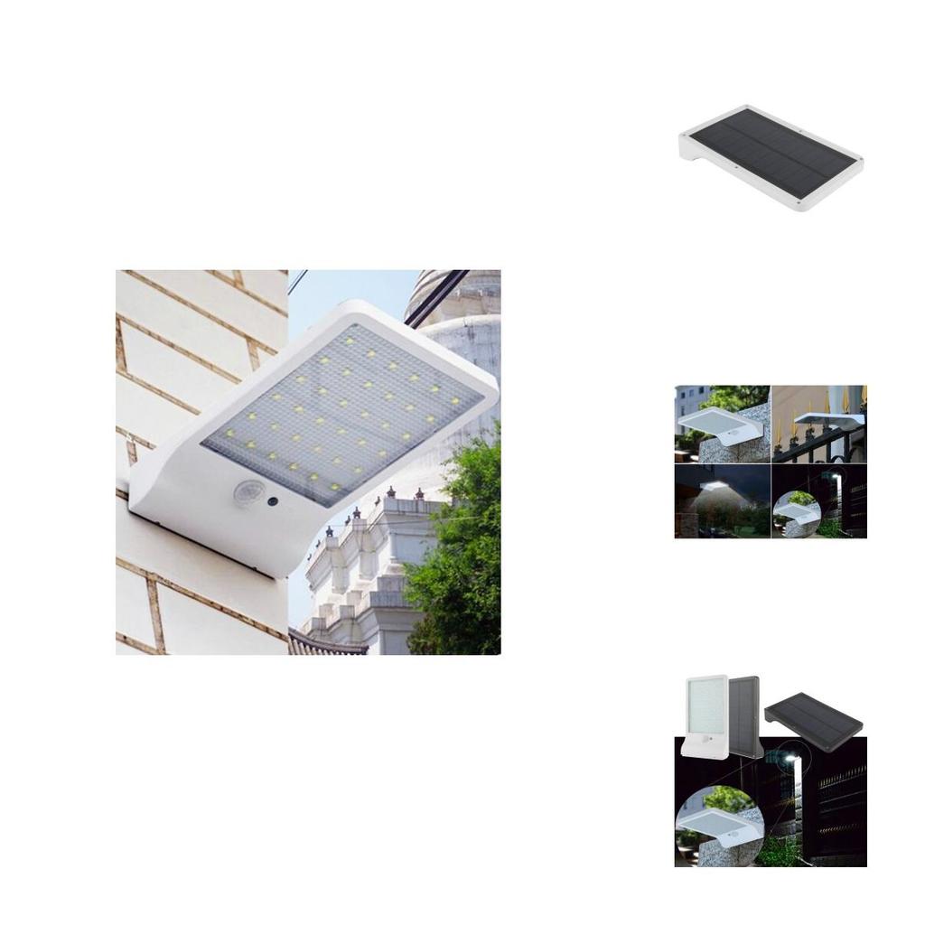36 Led Solar Powered Motion Sensor Garden Security Lamp For Outdoor Waterproof Illumination