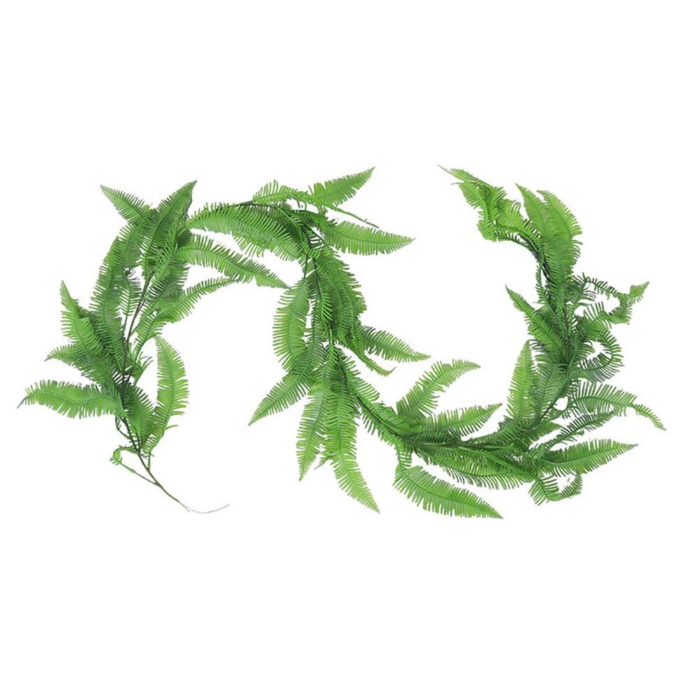 Extra Long Artificial Plant Vine Various Types Wall Hanging Ornament Simulation Fern Leaves Garland DIY Accessories Green