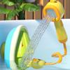 Cute Animal Bath Toy Set Waterproof Design Toddler Bathtub Suction Water Spinner Gear Educational Toy For Kids With Non Toxic ABS Material And