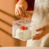 Highly Transparent Integrated Hand-held Cake Box Multi Specification Optional Puff Paper Cupcake Packaging Box, Baked Dessert Display Gift Case