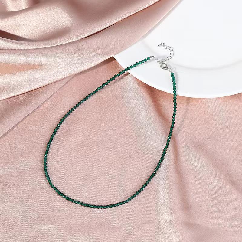 Multicolor Spinel Necklace for Women - Natural Stone Crystal Choker Jewelry