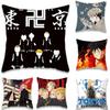 Tokyo Revengers Printed Throw Pillow Cover 18in Soft Cushion Case For Cozy Interiors