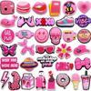 Pink Fresh Shoe Charms & Decorative Buckles DIY Accessories