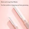Präzisions-Doppelkopf-Dermaplaning-Werkzeug, Scharfer & Sicherer Dermaplaning-Rasierer, Gesichtsrasierer für Frauen, Augenbrauenrasierer, Gesichtsrasierer