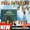 1/2Set Dog 24 Days Christmas Countdown Calendar Ornaments Christmas Advent Calendar Hanging Pendant Funny Gift for Dog Lovers
