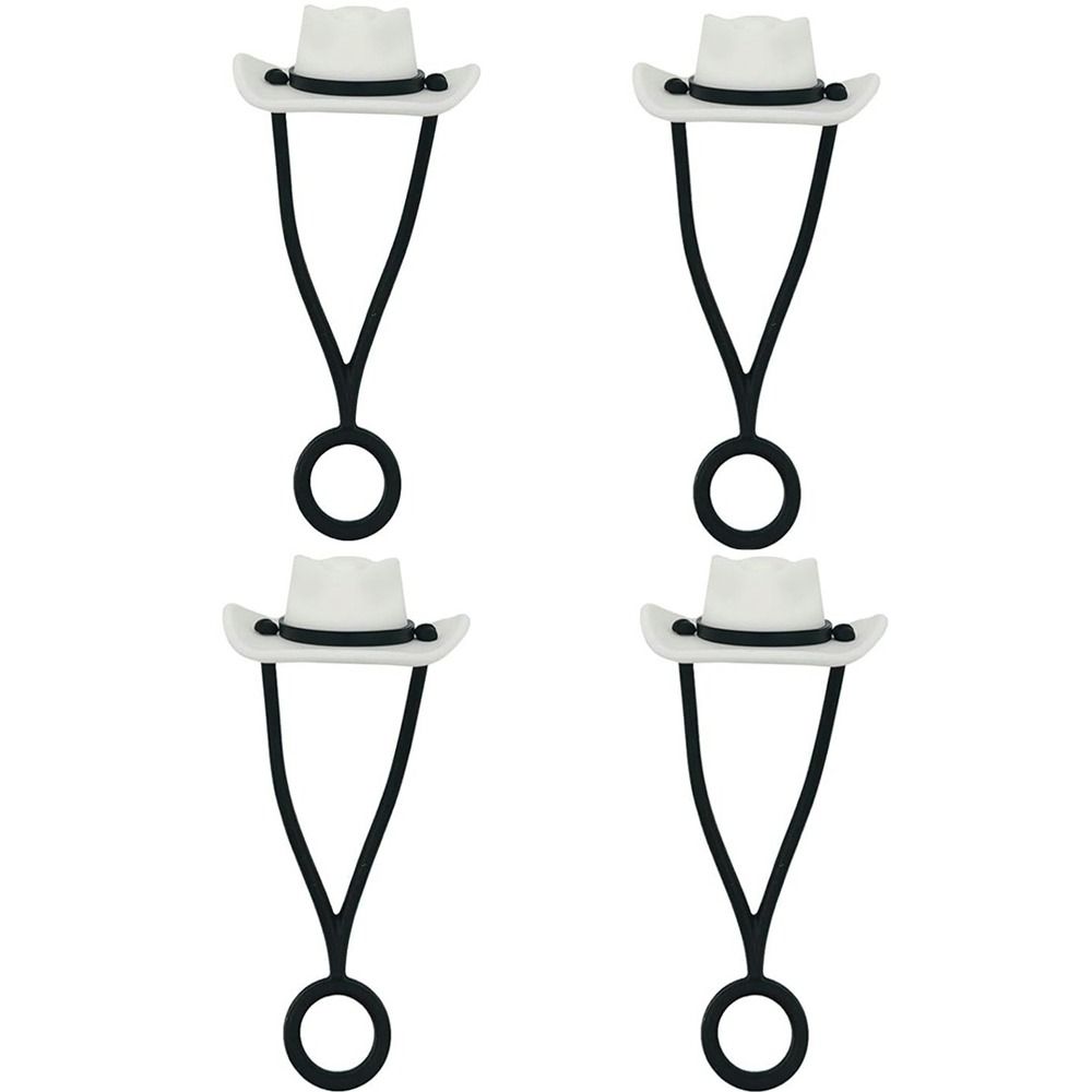 1/4Pcs Reusable Straw Covers Cap Airtight Drinking Straw Tips Lids for Stanley Cup 30 40 oz Bar