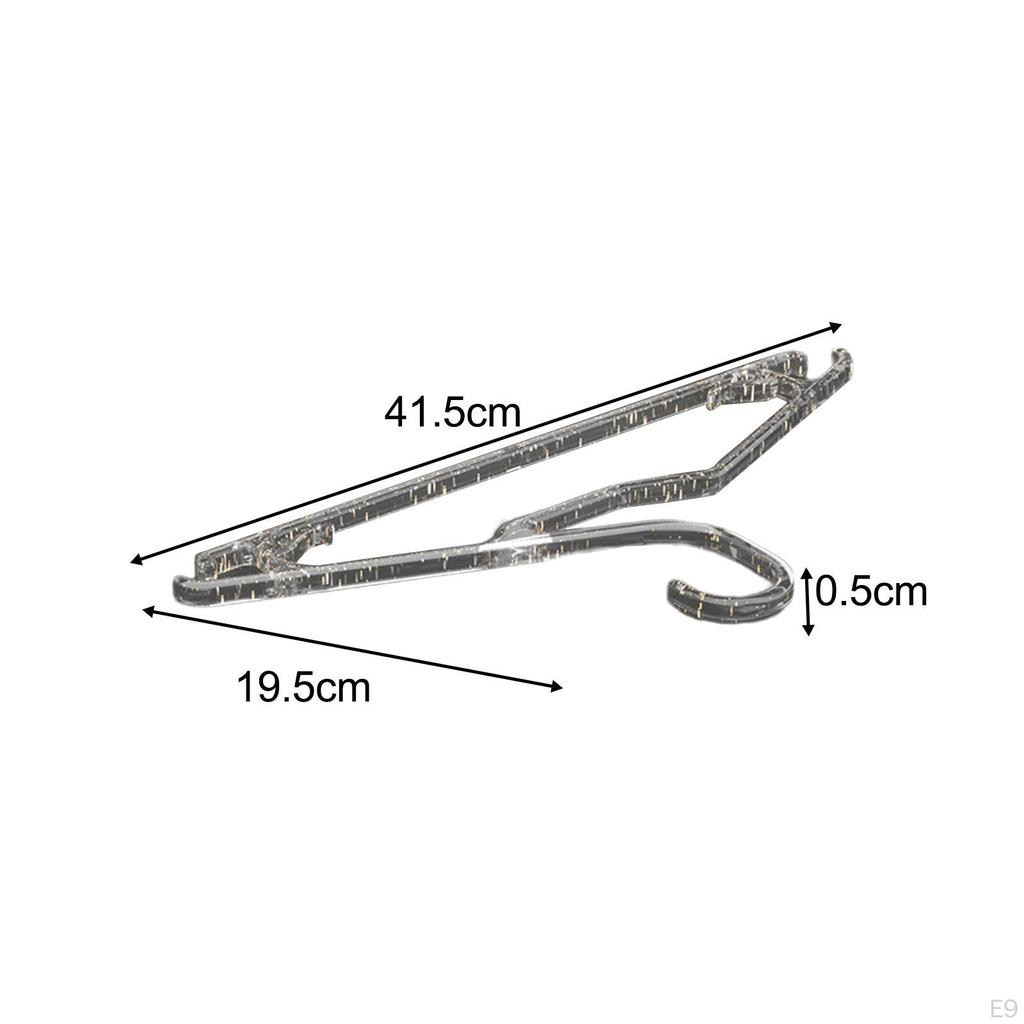 6 Pieces Clothing Hangers Closet Organizer Hanger Nonslip Durable Heavy Duty Laundry Clothes