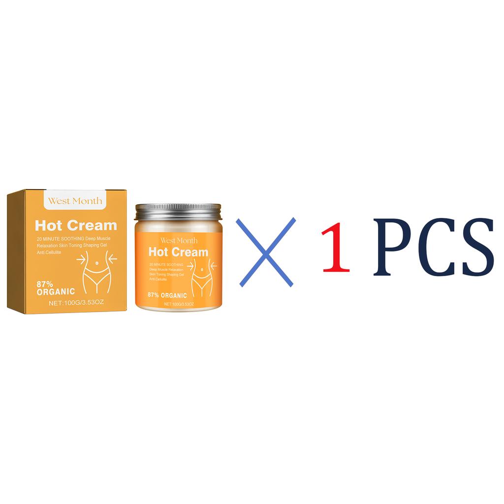 Crema Calda Massaggio Crema Rassodante Naturale e 87% Biologica Anti Cellulite Lozione Rassodante Brucia Grassi Massaggio Crema Dimagrante