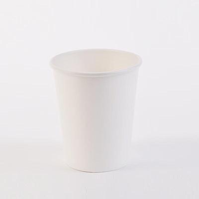 ZISIZ Thickened Disposable White Paper Cups