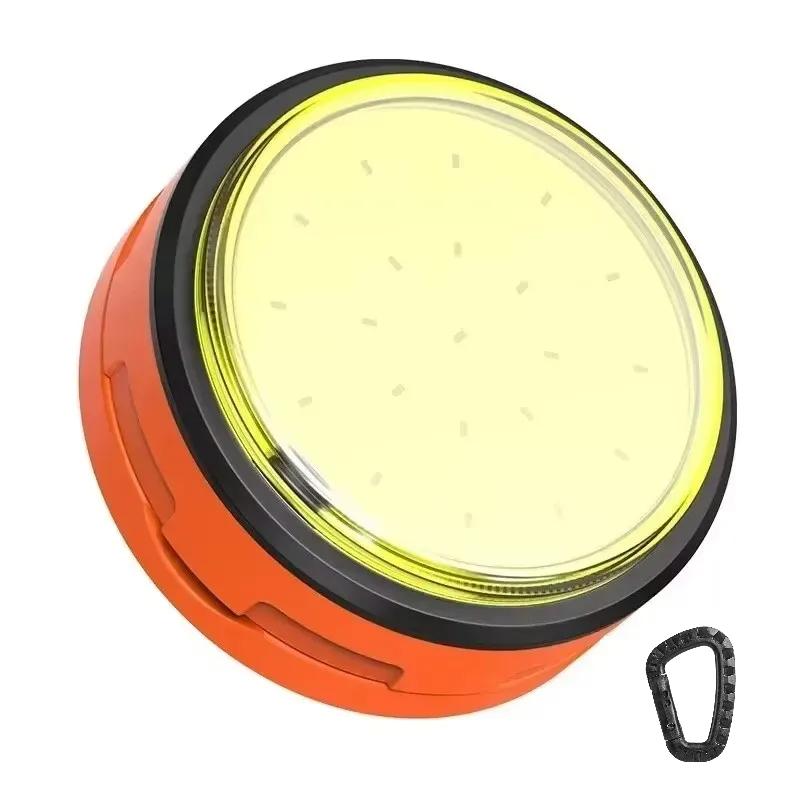 High Power Mini Flashlight USB Rechargeable Portable LED Camping Light With Magnet Outdoor 3 Lighting Modes Tent Lantern