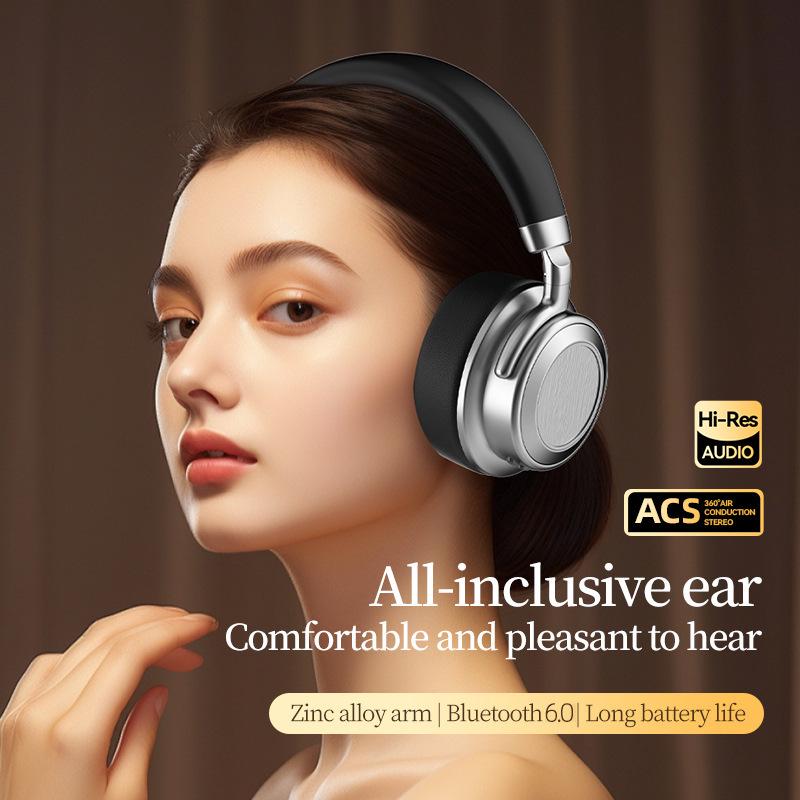 CR-9 Retro Over-ear Wireless Bluetooth 6.0 Sports Headphones