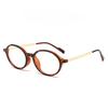 Retro Anti-Blue Light Myopia Glasses for Women New Fashionable Oval Frame Ultra-Lightweight High Definition Eyewear Unisex