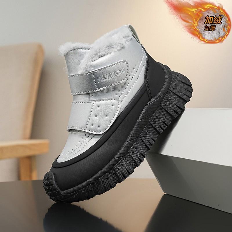 Kids Winter Snow Boots Girls Waterproof Windproof Ankle Warm Fleece Lined Rubber Sole US 11.5