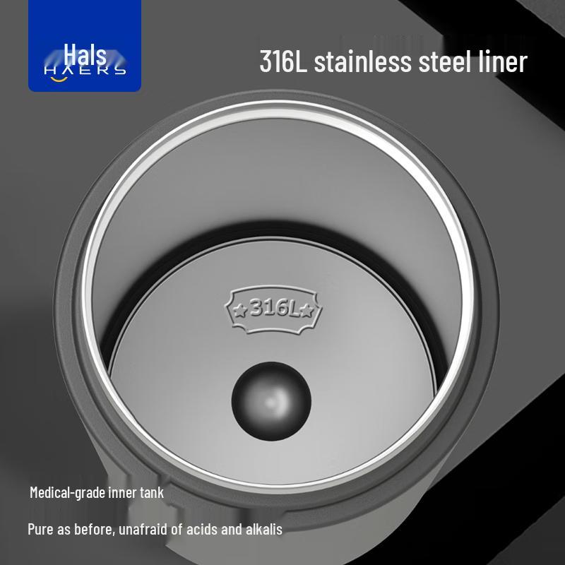 HAERS Stainless Steel Insulated Tea Infuser Travel Mug