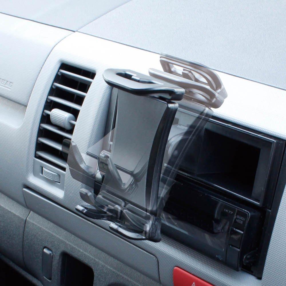 Tsuchiya Yac Car Audio Accessories DIN BOX Tablet Holder, Black, VP-D13