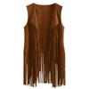 Women's Spring and Summer Thin Fringe Horse Clip Women Slim Slim Sleeveless Vest Top