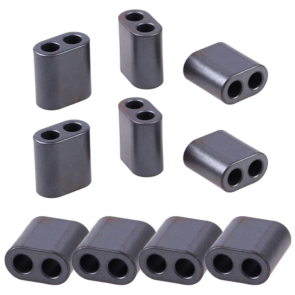 Ni Zn Ferrite Double Hole Magnetic Ring RID13.5X7.5X14-4 Filtering Magnetic Ring