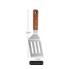 Stainless Steel & Wood Handle Multipurpose Cooking Spatula