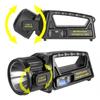 Tragbare Solar-LED-Taschenlampe COB Arbeitsleuchte USB Wiederaufladbar Wasserdicht Handheld Suchscheinwerfer Outdoor-Scheinwerfer für Camping