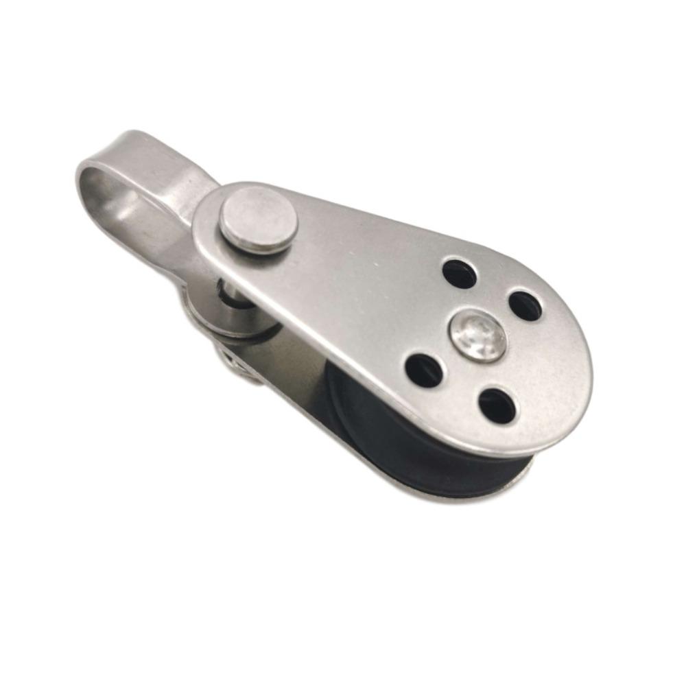 Traction Pulley Bearing Lifting Wheel Tools 25mm Stainless Steel Pulley Kayak Boat Accessories