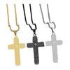 Unisex Lightweight Necklace Letter Carved Pendant Necklace Exquisite Design Non-Fading Electroplated Charm Necklace
