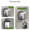 86 Type Waterproof Switch Socket Cover - Bathroom Splash-Proof Transparent, Glue-Free, No-Trace