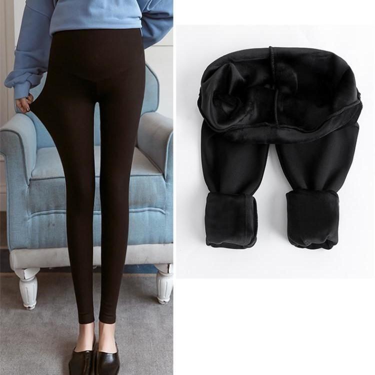 

Леггинсы для беременных Plus Velvet с поддержкой живота на осень/зиму XXL 145-165 lbs