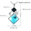 Jewelry Sets Korean Minimalist Crystal Necklace Earring Set Versatile Women's Temperament Trendy Diamond Pendant Necklace