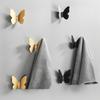 1Pc Creativity Butterflies Hook Aluminum Alloy Able Wall Hook Key Storage Hanger Kitchen Bathroom Organizer For