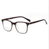 Rivet Big Square Myopic Glasses Women Men TR90 Frame Minus Lens Prescription Spectacle Diopter 0 -0.5 -0.75 -1.0 To -6.0