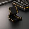 Mobile Phone Holder 3D Printed Stand, Colorful Line with Anti-Slip Base, Vertical Horizontal Multi-Angle Adjustable, Use, Lightweight Desktop