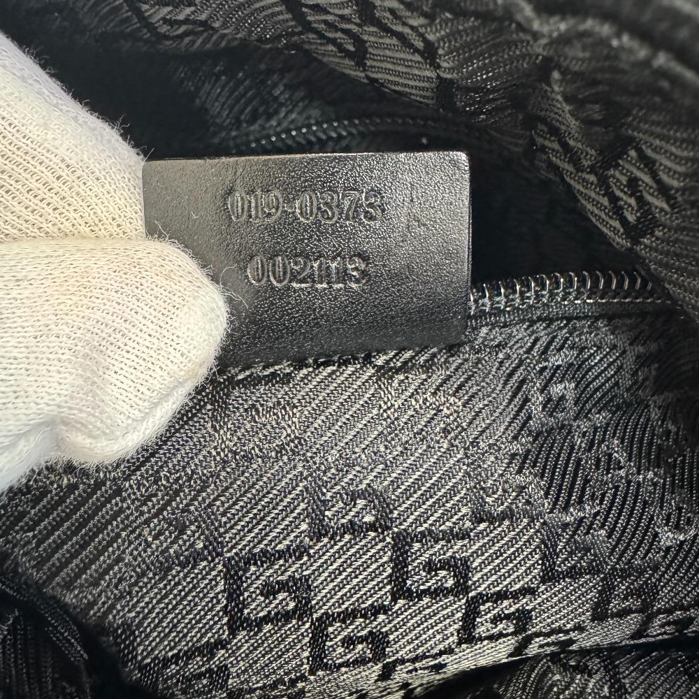 GUCCI 373 business Nylon Tote Bag black Nylon Used