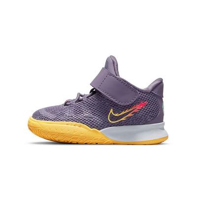 Kyrie 7 TD Daybreak Baby Sneakers Purple Citron-Pulse Siren-Red CT4980-500