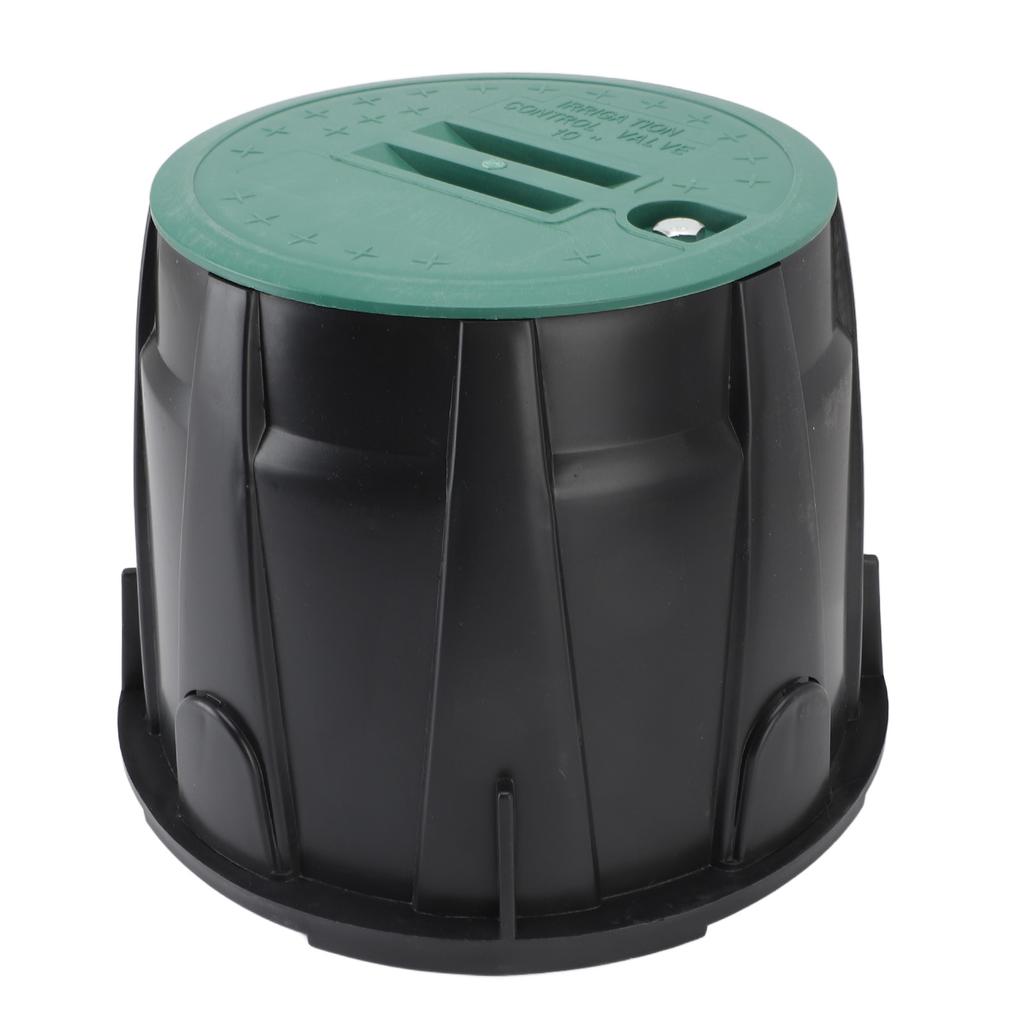 10in Valve Box PE Plastic LCV Lettering Protective Underground Irrigation Valve Box for Lawn Landscape