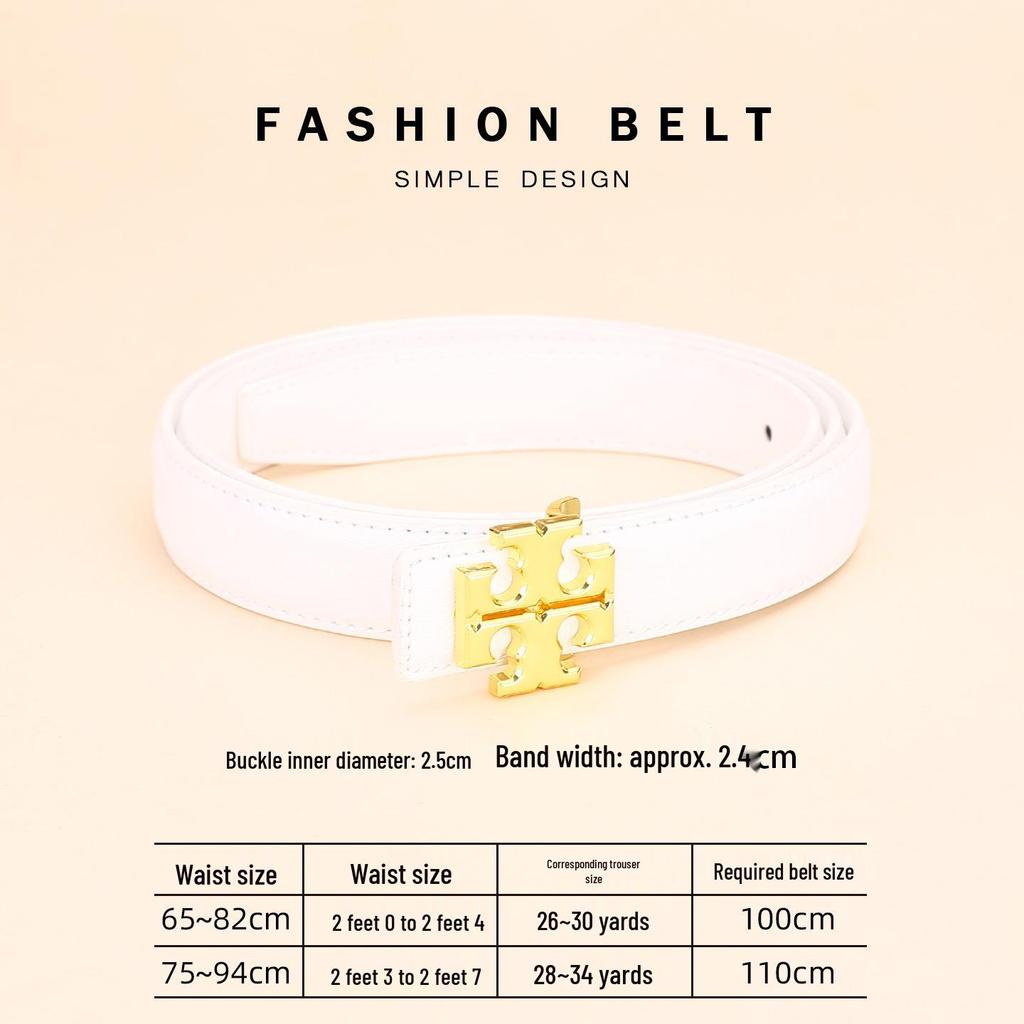 Hochwertiger Damen-Modegürtel aus Rindsleder - Vielseitiges Statement-Taillenaccessoire für Hosen, Japanischer & Koreanischer Stil.