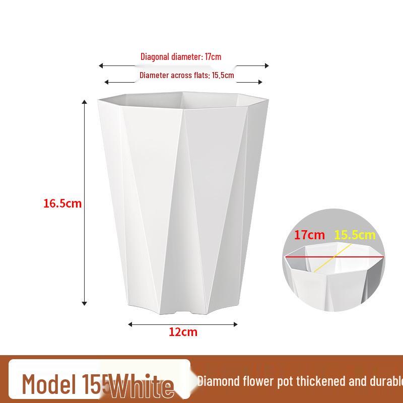 Large Plastic Flower Pot for Bonsai & Indoor Plants - Money Tree, Dragon Blood Tree, Bird of Paradise