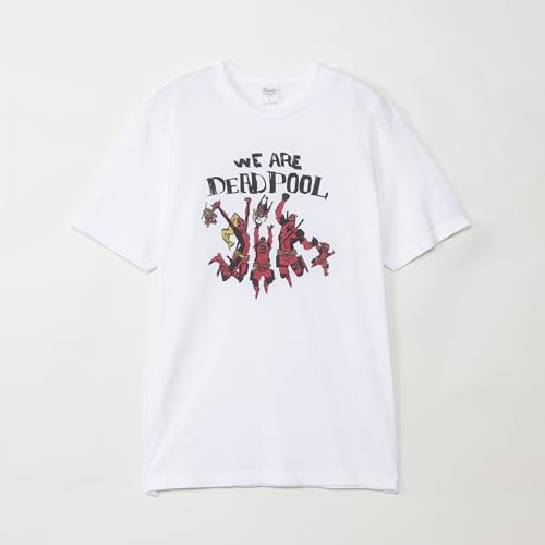 Small Planet Marvel T-Shirt  Deadpool & Wolverine We Are  Medium White