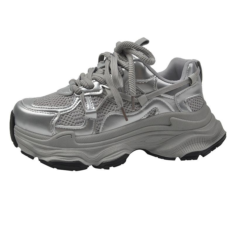 Dad Shoes für Damen Neue Atmungsaktive Damenschuhe Höhenvergrößernde Lässige Sportschuhe