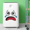 Funny Sad Crying Face Toilet Seat Sticker Bathroom Decor Expressive Removable Waterproof Decal