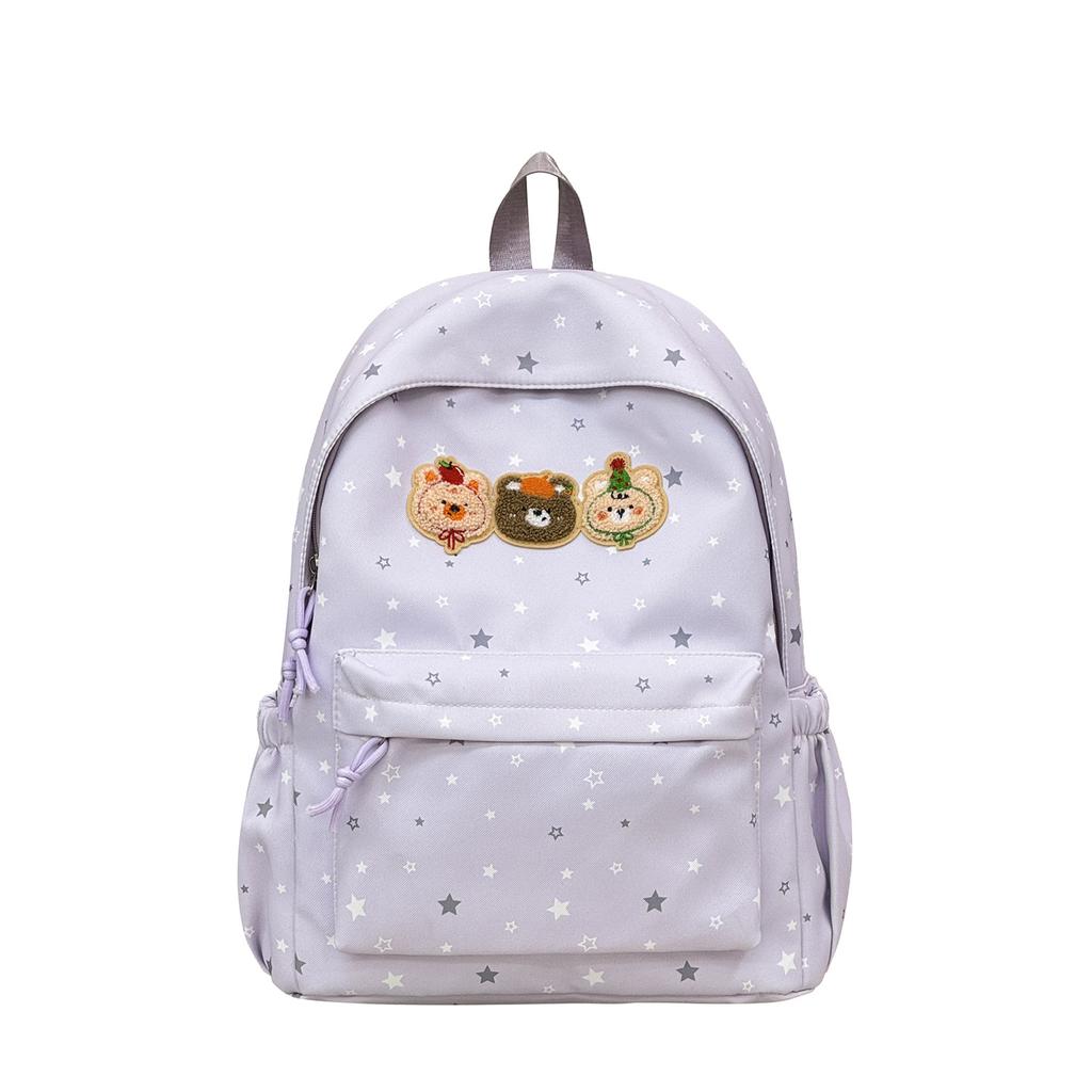 Schoolbag New Backpack Primary and Secondary School Schoolbag Female Cartoon Lightweight High Value Cute Dopamine Color Scheme Backpack