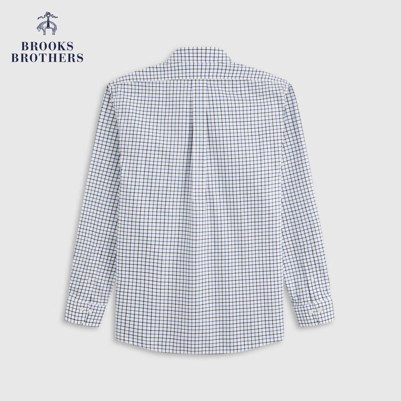 Brooks Brothers Men's Plaid Casual Long-Sleeve Shirt