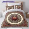 Mandalainsects Pattern Bedding Quilt Set Quilt Cover Pillowcase Home Decoration Birthday Gift (1 * duvet cover + 2 * pillowcase, without core)