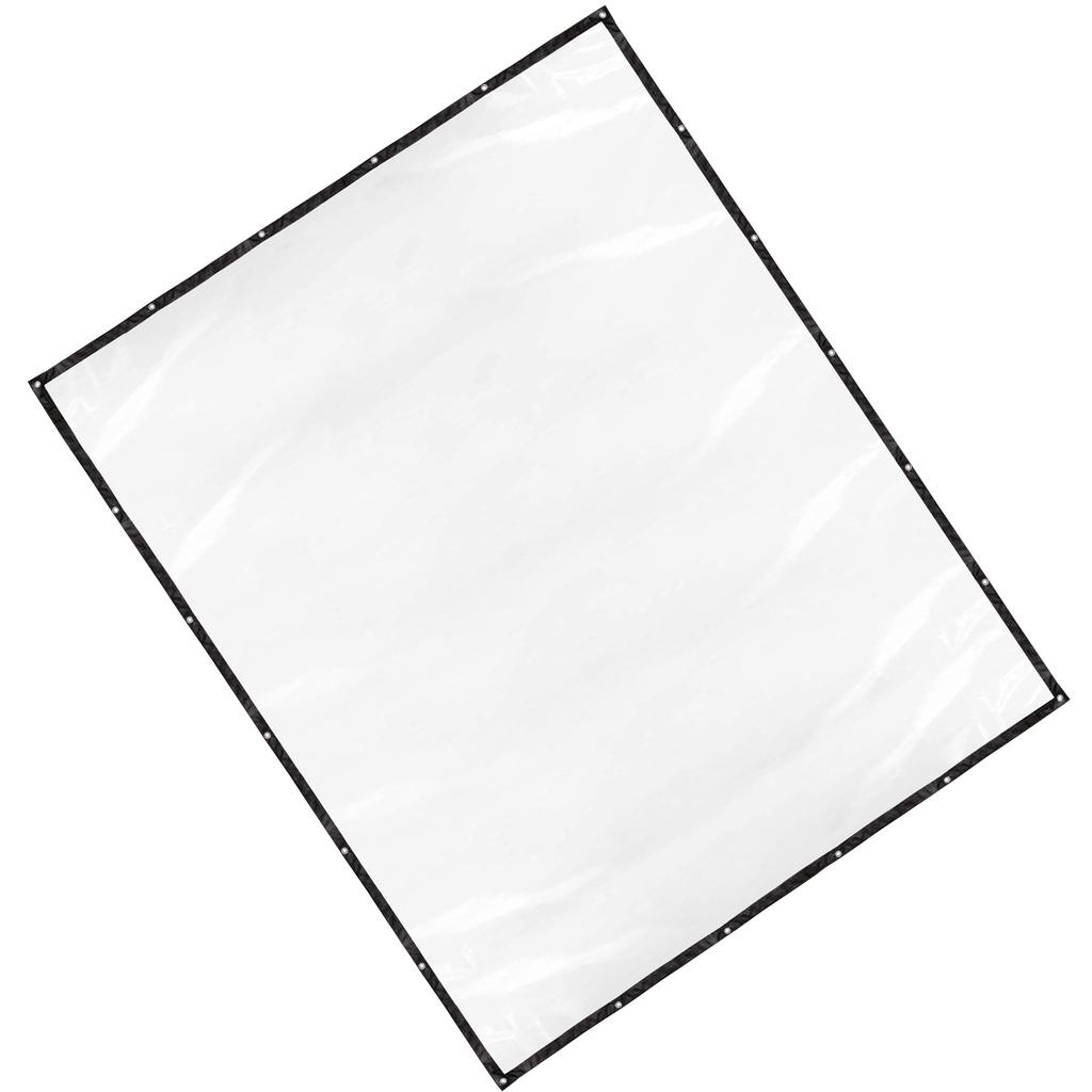 Clear Tarp Waterproofing Rainproof Transparent Plastic Tarp Cover with Eyelet for Chicken Coop Greenhouse Plant